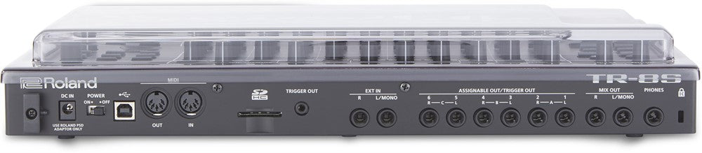 Cubierta de protección cover de Decksaver para Roland TR-8S