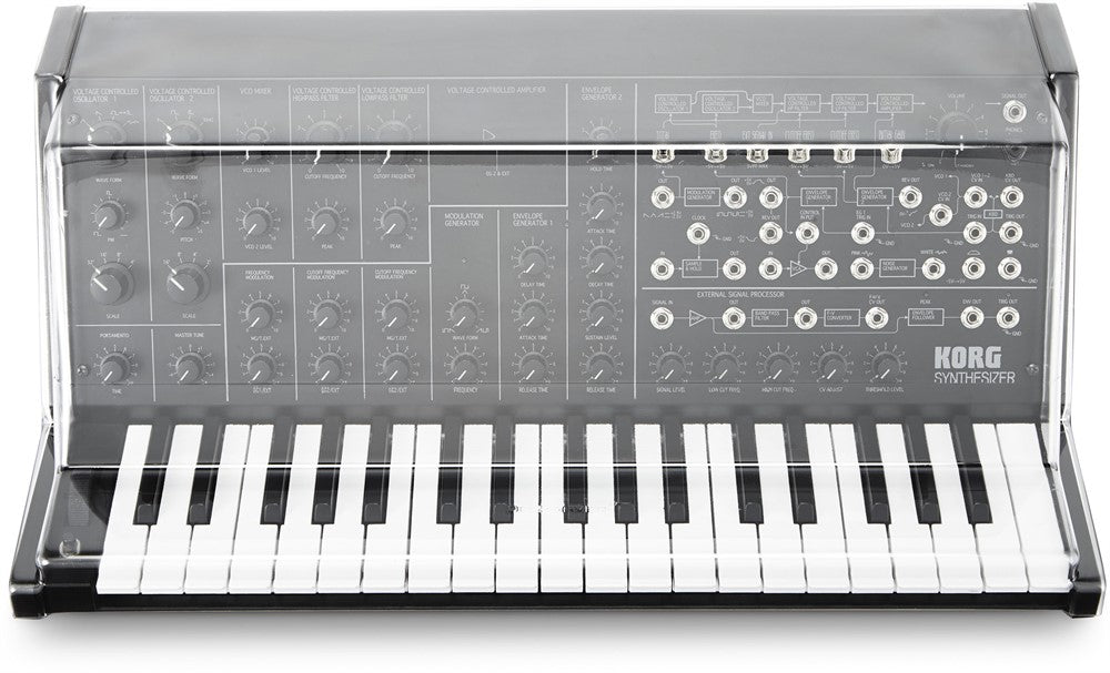 Cubierta de protección cover de Decksaver para Korg MS-20 Mini