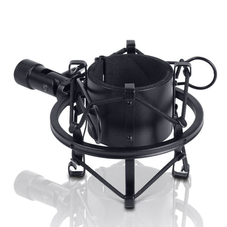 LD Systems DSM 45 Montura de Choque para Micrófono (Negro, 45-49mm)