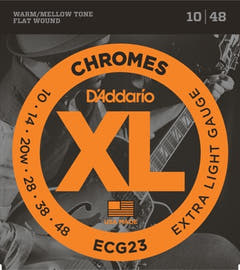Daddario ECG23 Cuerdas de Guitarra (Extra Light, 10-48)