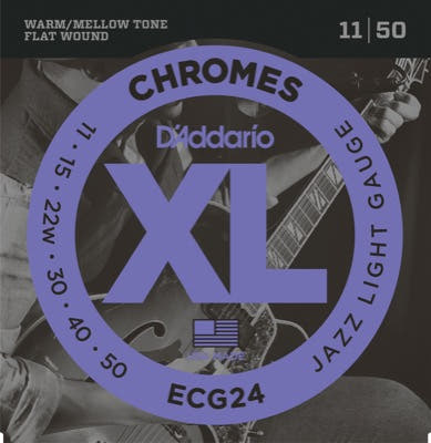Daddario ECG24 Cuerdas de Guitarra (Jazz Light, 11-50)