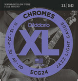 Daddario ECG24 Cuerdas de Guitarra (Jazz Light, 11-50)