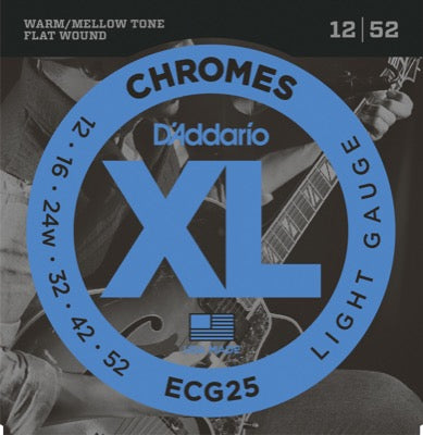 Daddario ECG25 Cuerdas de Guitarra (Light, 12-52)