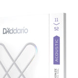 Daddario XSAPB1152 Phosphor Bronze Guitar Strings (Custom Light 11-52)