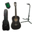 DiMavery AC-303 Classical Spanish Guitar 3/4 (Black) Starter Kit