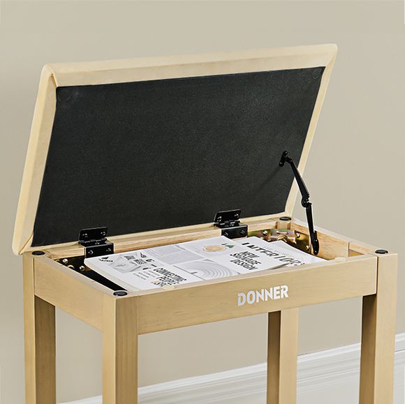 Donner Bench Banqueta para piano beige