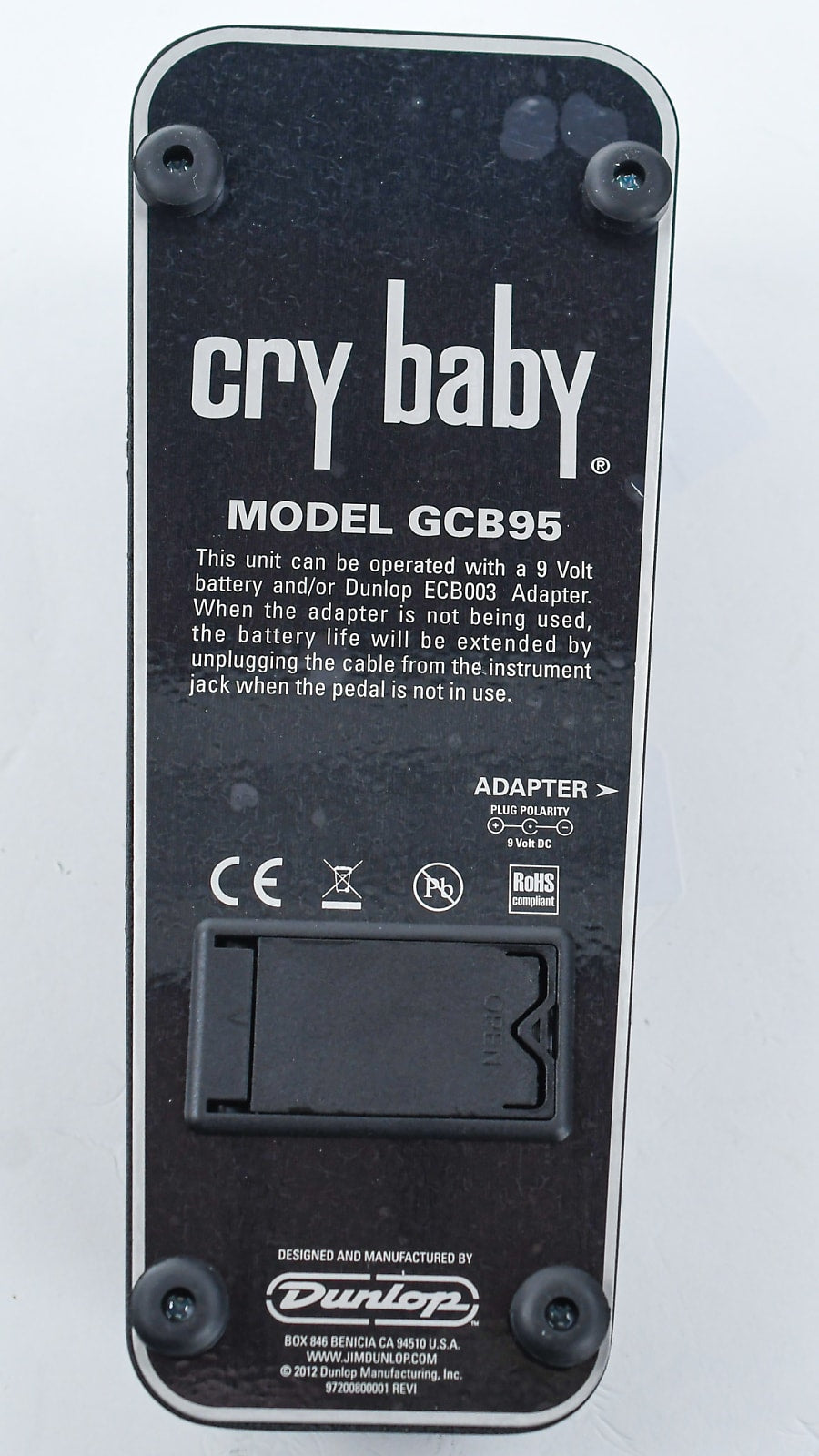 Dunlop GCB-95 Crybaby Wah Pedal