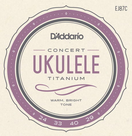 Daddario EJ87C Juego de Cuerdas para Ukelele Concierto