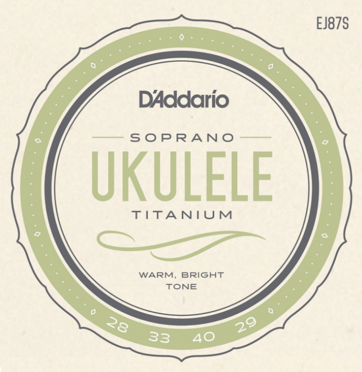 Daddario EJ87S Soprano Ukulele String Set