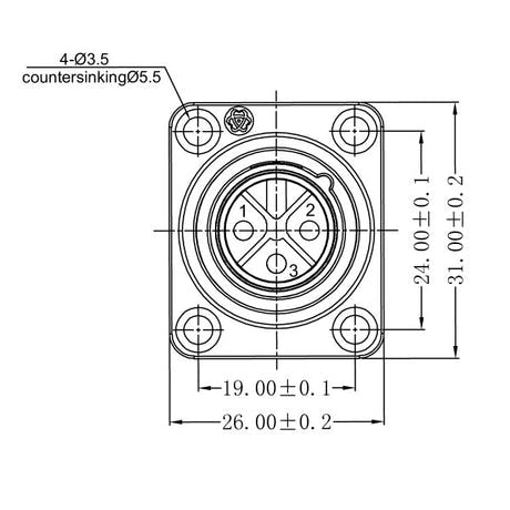 Cable de instrumento Enova mono jack15 metros