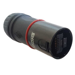 Enova carcasa de cable RJ45 Ethernet, negra