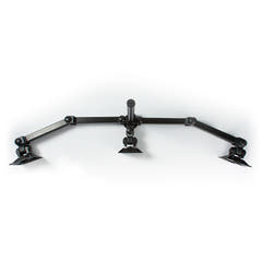 Soporte Ergonómico para 3 Pantallas (14-24")