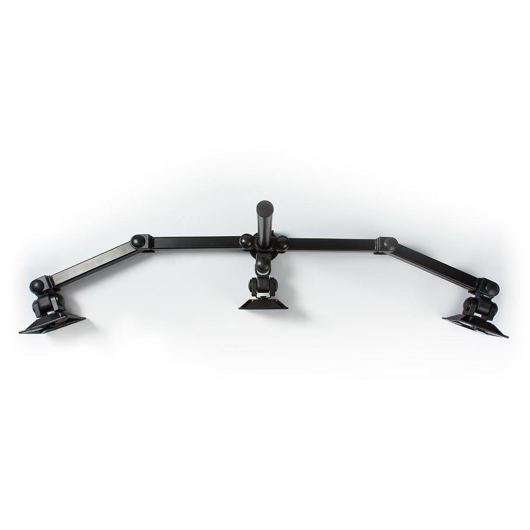Soporte Ergonómico para 3 Pantallas (14-24")