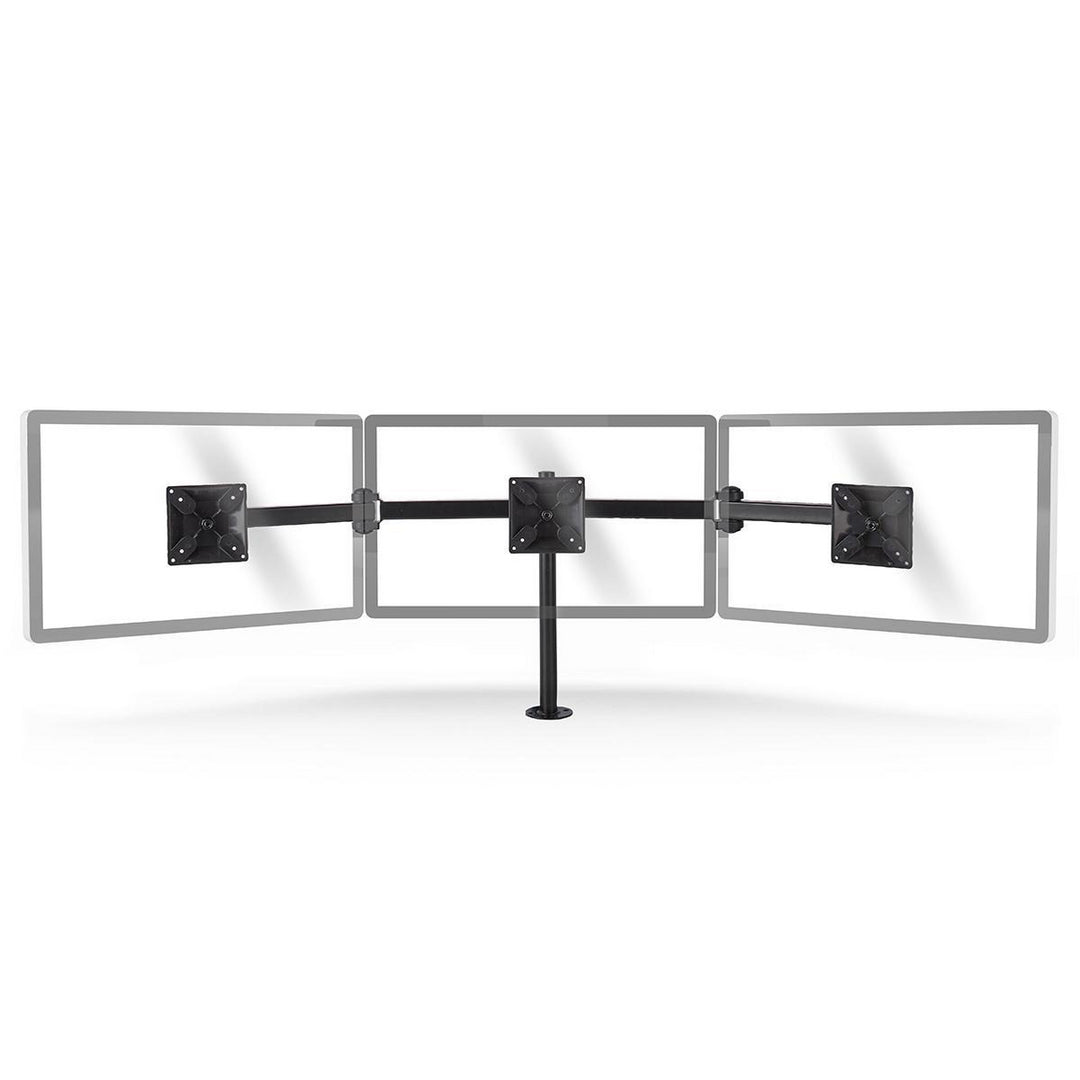 Soporte Ergonómico para 3 Pantallas (14-24")