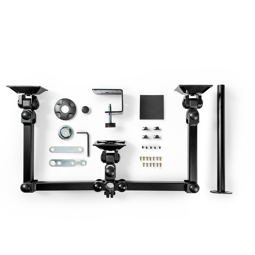 Soporte Ergonómico para 3 Pantallas (14-24")