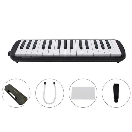Melódicas de 32 teclas en negro. Bee BM32K