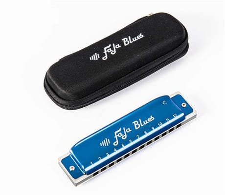 Easttop Fala 12 agujeros Blues harp con peine de aluminio - tono C