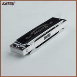 Easttop T008 Blues Harp Armónica (F, Plateado)