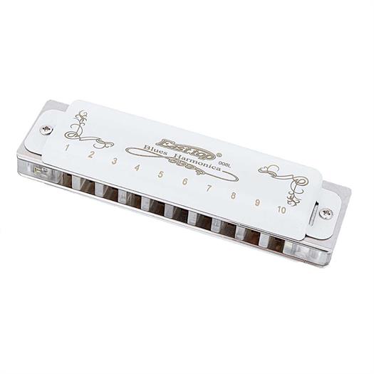 Easttop Blues harmónicas T008L - Blanco - Tono C