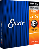 Elixir Nanoweb Guitar Strings (Heavy 12-52)