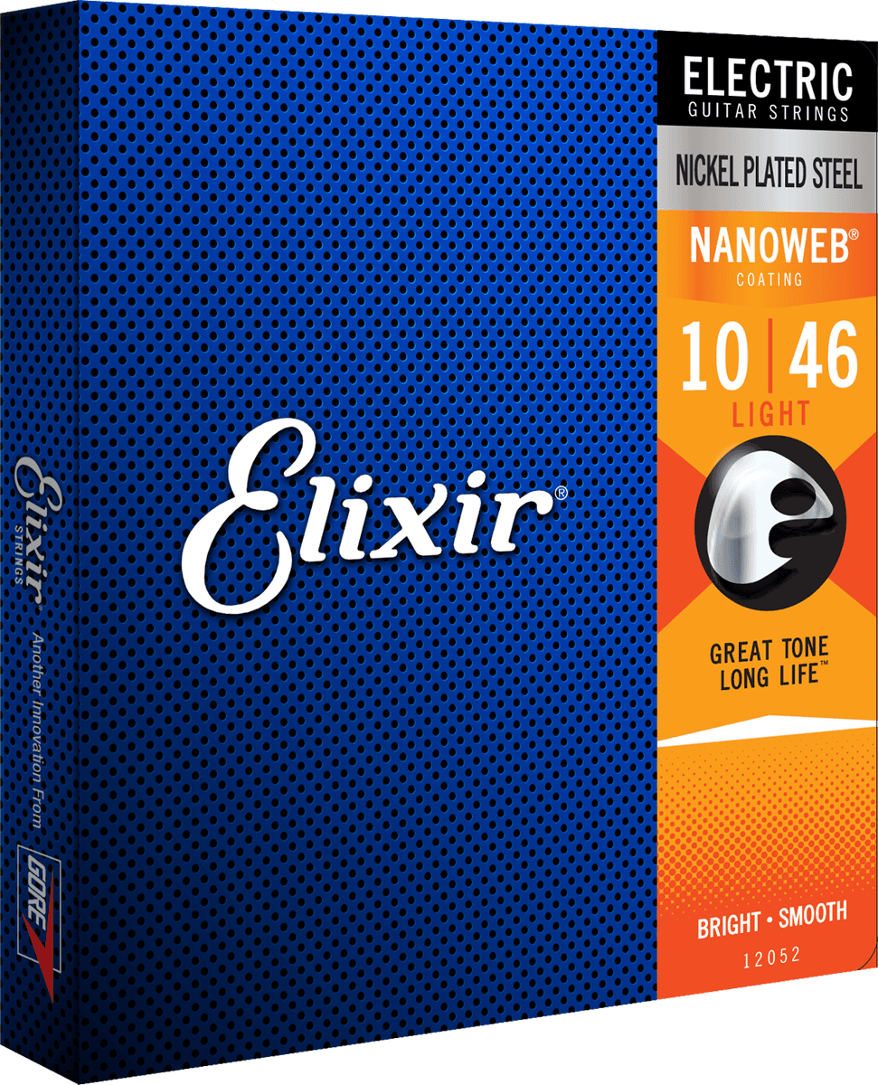 Elixir Nanoweb Cuerdas de Guitarra (Light, 10-46)