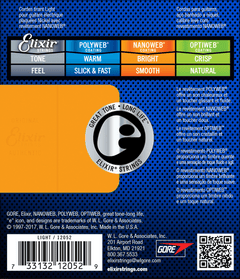 Elixir Nanoweb Cuerdas de Guitarra (Light, 10-46)