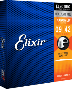 Elixir Nanoweb Cuerdas de Guitarra (Super Light, 09-42)