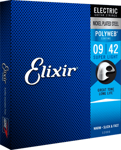 Elixir Polyweb Cuerdas de Guitarra (Super Light, 09-42)