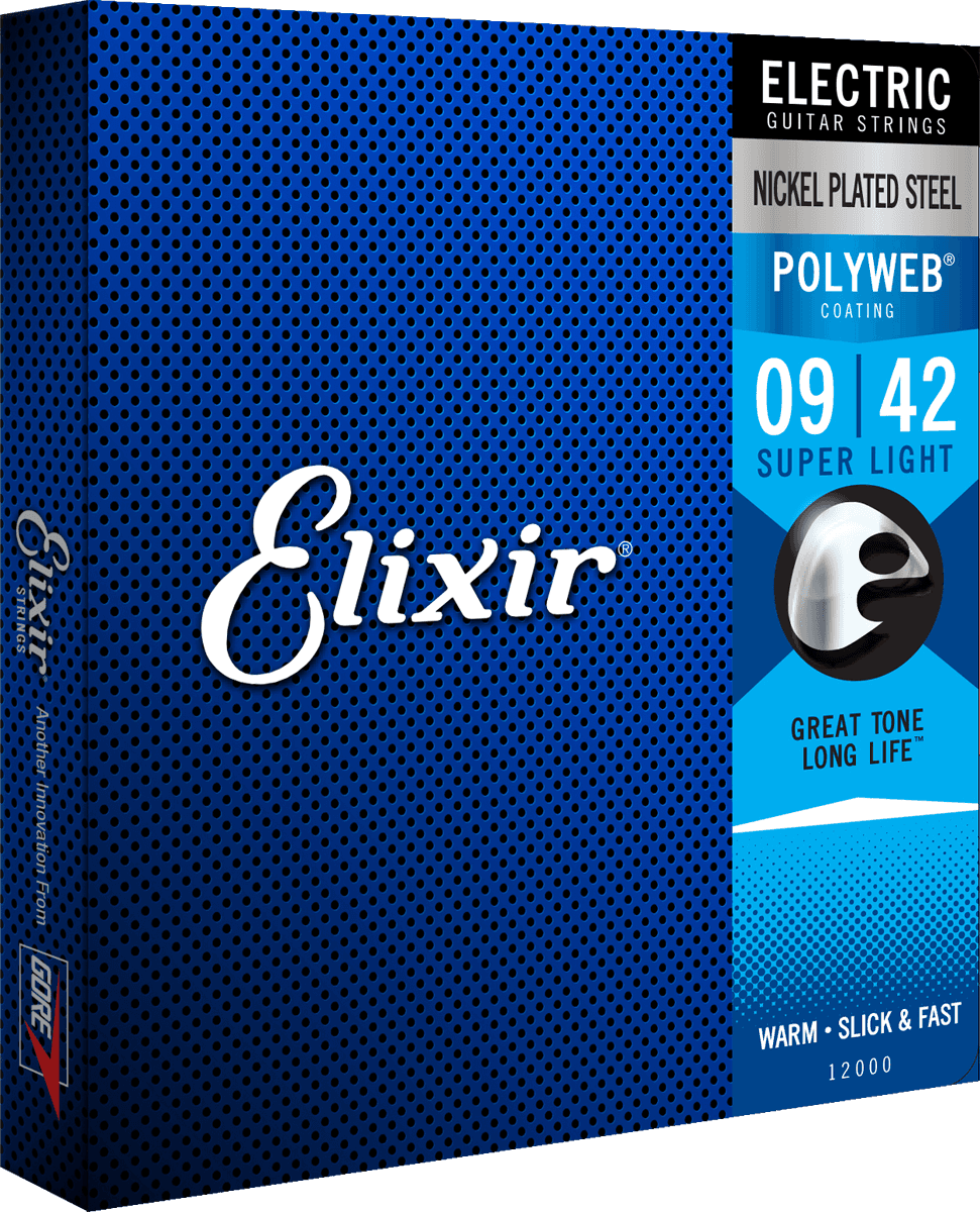 Elixir Polyweb Cuerdas de Guitarra (Super Light, 09-42)