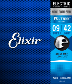 Elixir Polyweb Cuerdas de Guitarra (Super Light, 09-42)