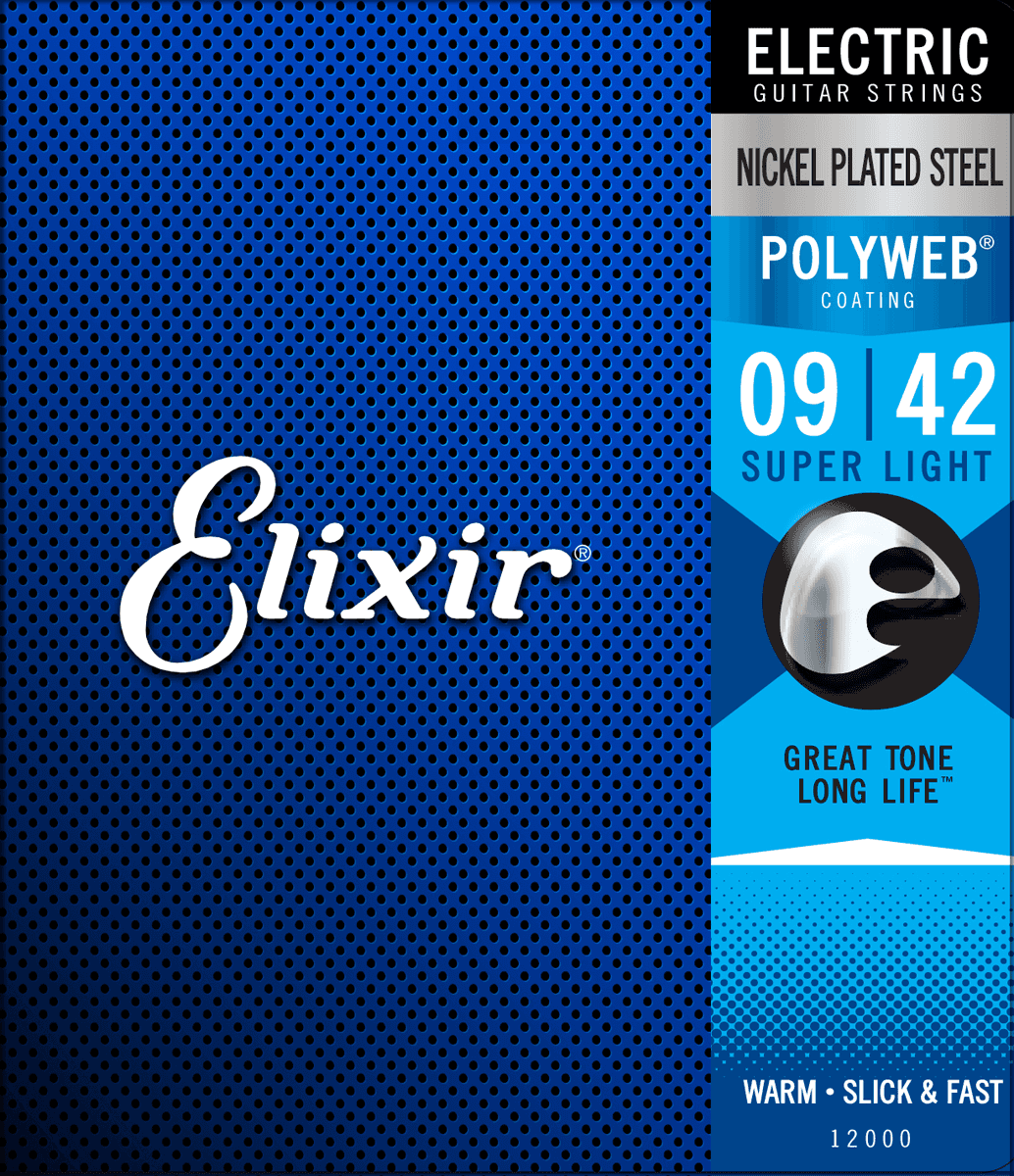 Elixir Polyweb Cuerdas de Guitarra (Super Light, 09-42)