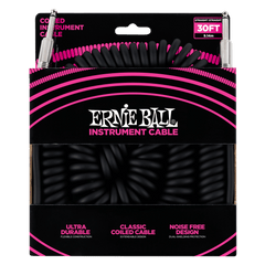 Ernie Ball 6044 Cable de Guitarras (Negro, 9m)