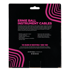 Ernie Ball 6044 Cable de Guitarras (Negro, 9m)