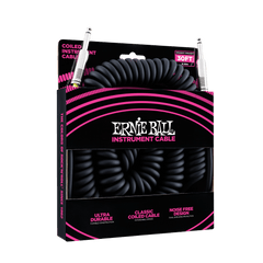 Ernie Ball 6044 Cable de Guitarras (Negro, 9m)