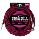 Ernie Ball 6062 Cable de Guitarras (Negro, Rojo, 7,5m)