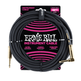 Ernie Ball 6086 Cable de Guitarras (Negro, 5,4m)