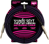 Ernie Ball 6395 Cable de instrumento 5,4 M (18 ft) - Black & Pur