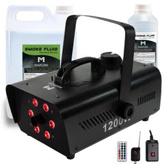 Marconi 1200W 6 LED Máquina de niebla Paquete