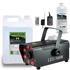 Marconi Full RGB Máquina de niebla (500 W, Negro) Paquete