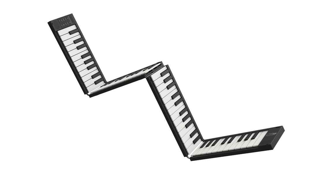 Carry-On Folding Piano 88 Teclados (Sort)
