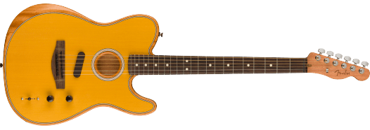 Fender Acoustasonic Player Telecaster Guitarra eléctrica (Butterscotch Blonde)