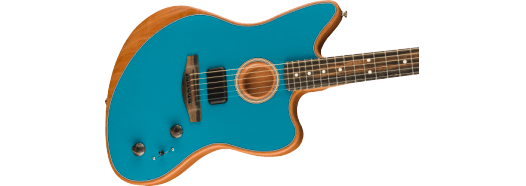 Fender American Acoustasonic Jazzmaster Guitarra eléctrica (Ocean Turquoise)