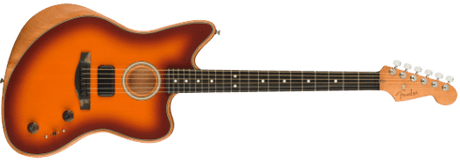 Fender American Acoustasonic Jazzmaster Guitarra eléctrica (Tobacco Sunburst)