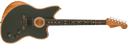 Fender American Acoustasonic Jazzmaster Guitarra eléctrica (Tungsten)