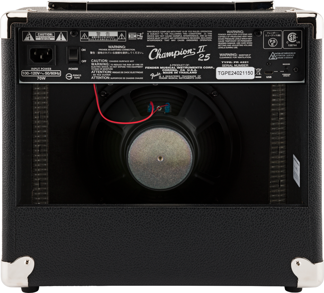 Fender Champion II 25 Amplificador de guitarra