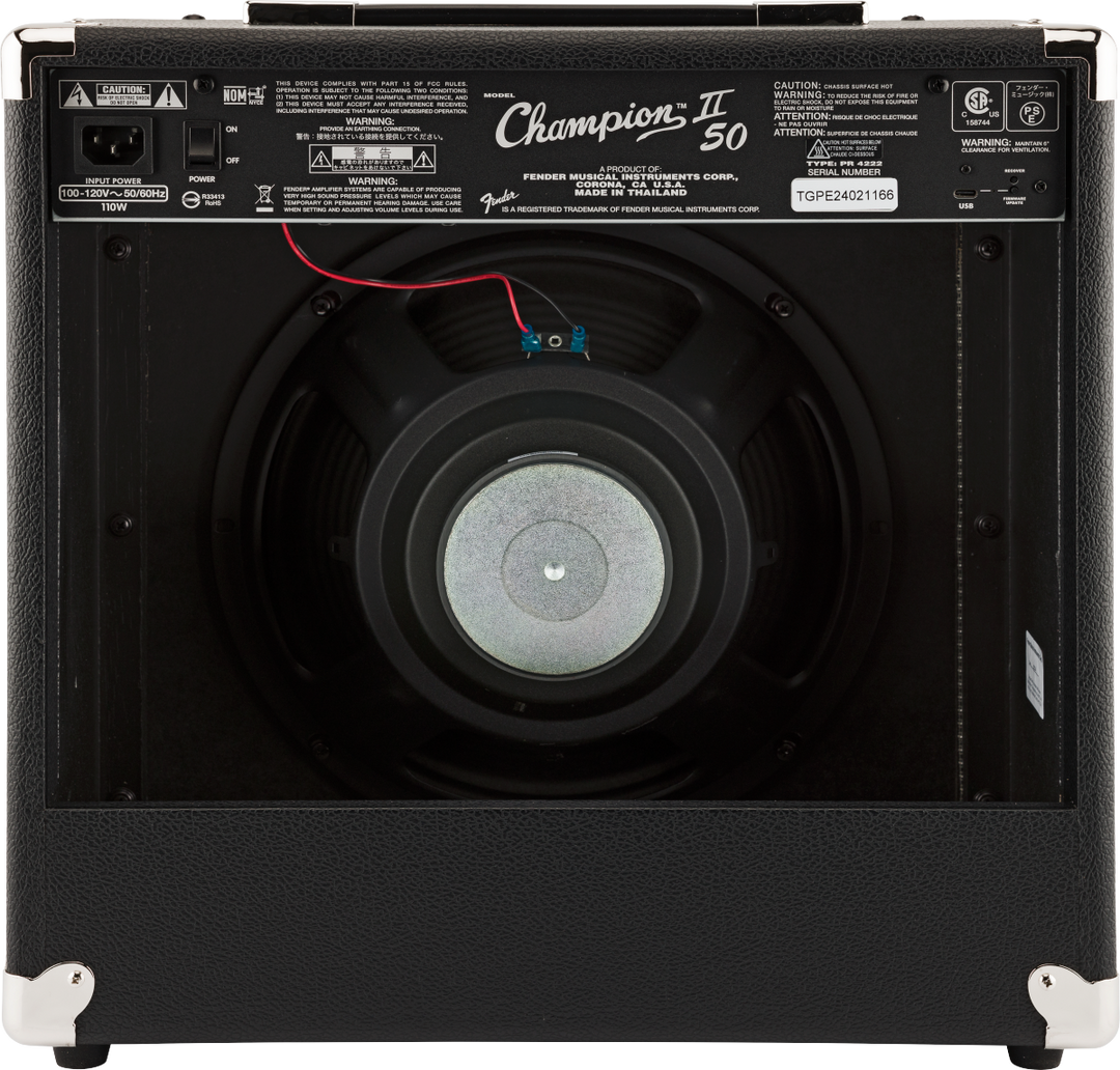Fender Champion II 50 Amplificador de guitarra