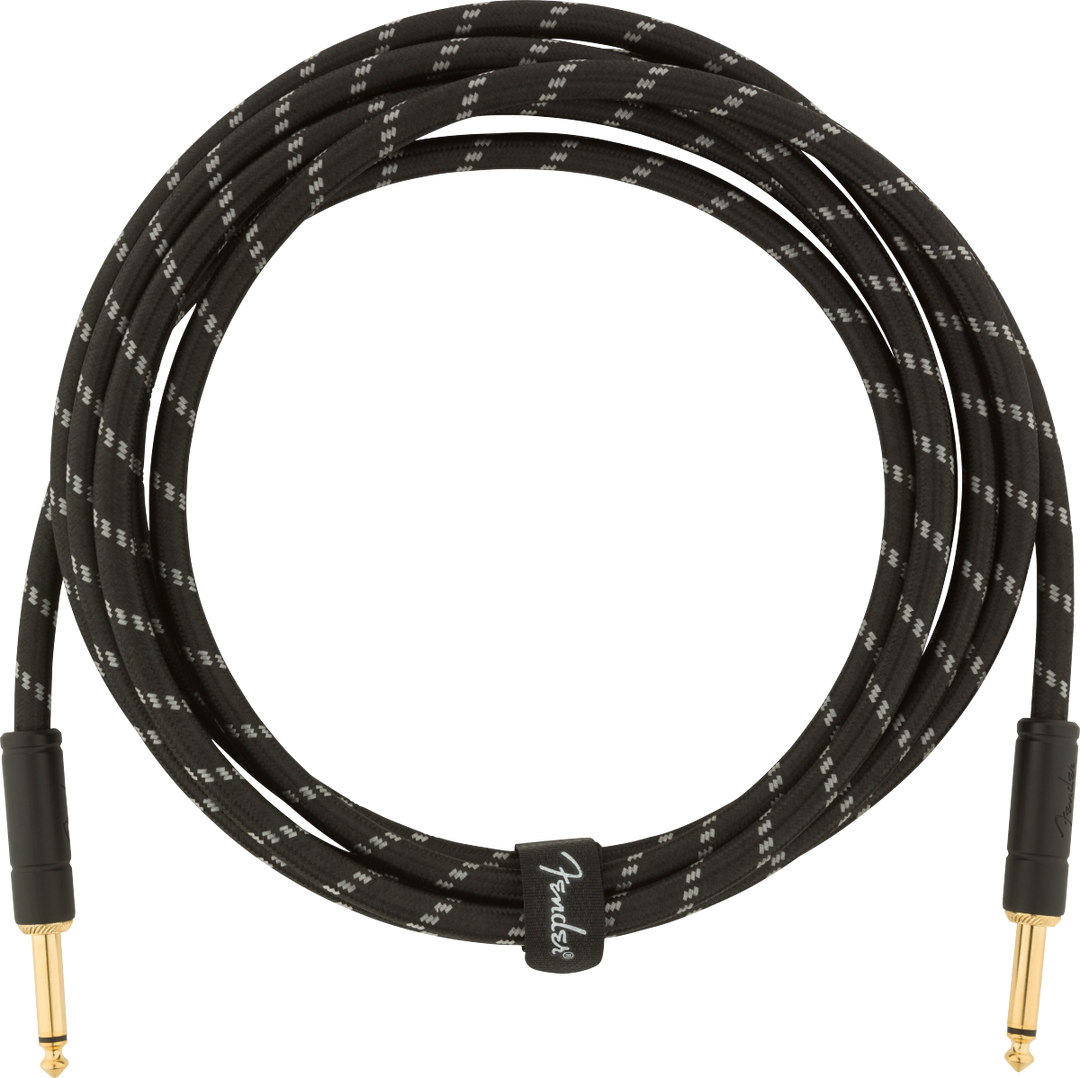Fender Deluxe Guitarras Kabel (Black Tweed, 3m)