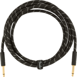 Fender Deluxe Guitar Cable (Black Tweed, 3m)