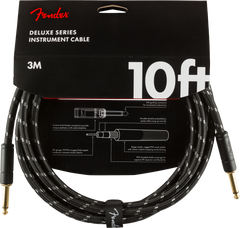 Fender Deluxe Guitarras Kabel (Black Tweed, 3m)