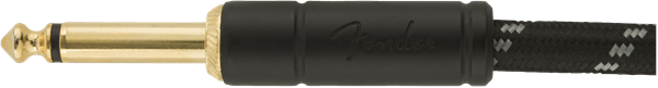 Fender Deluxe Guitarras Kabel Vinkelstik (Black Tweed, 3m)